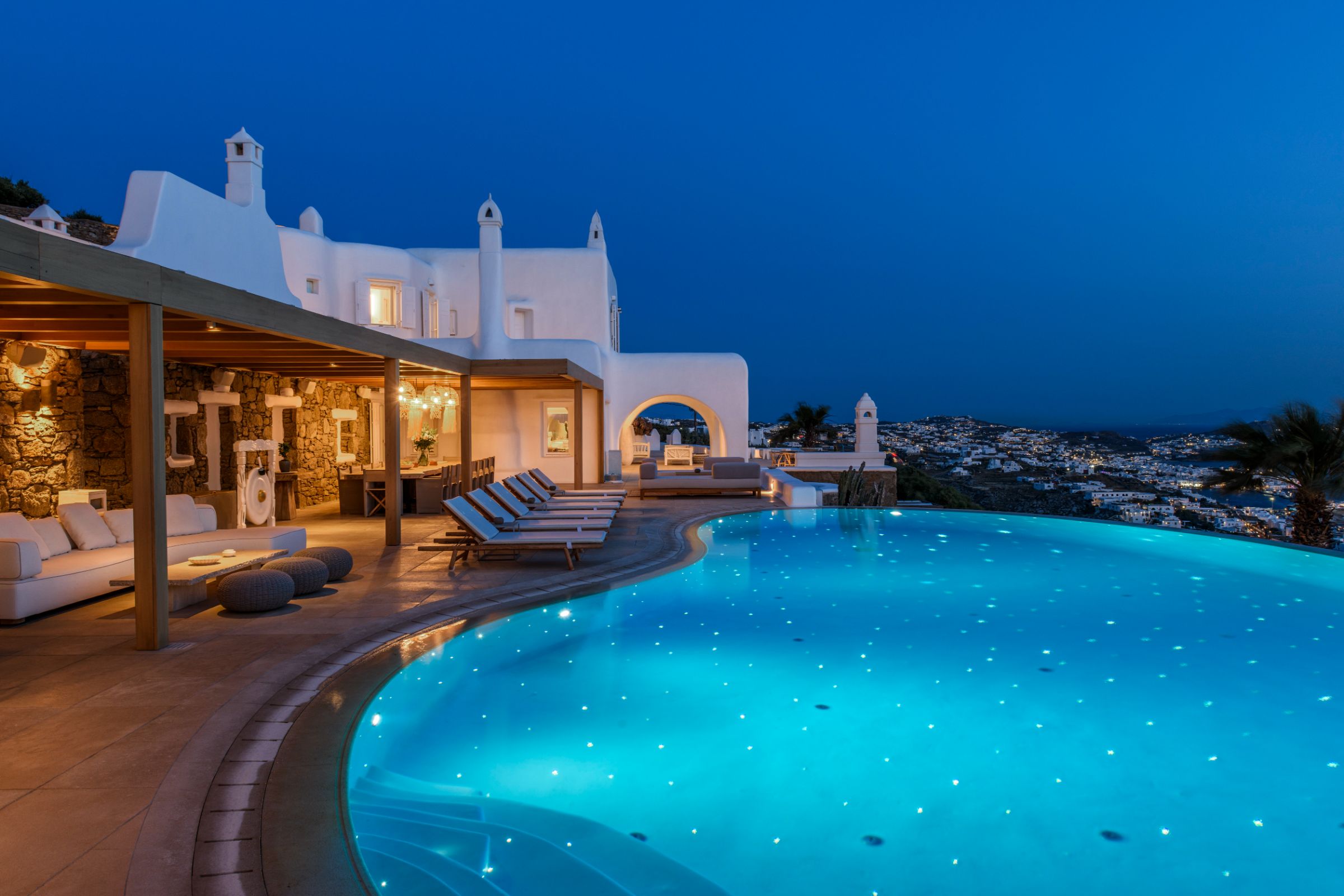 The Villa location is Tourlos!